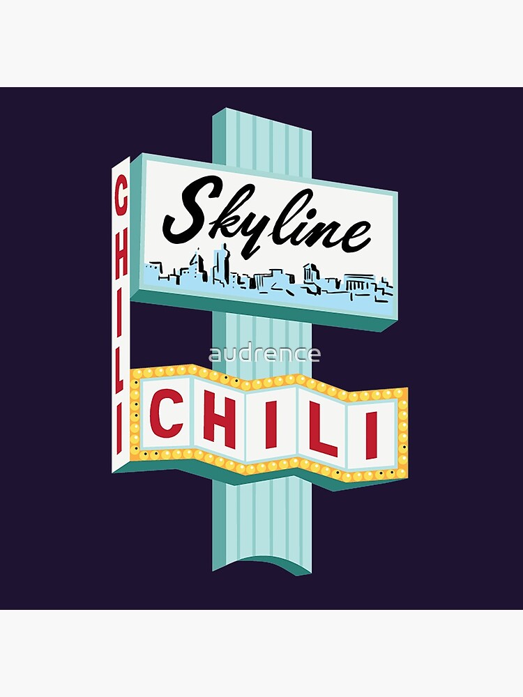 Cincinnati Skyline Chili Ludlow Ave Sign by audrence