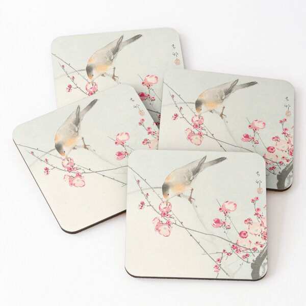 Item preview, Songbird on Blossom Branch by Ohara Koson designed and sold by ElishaKayne.