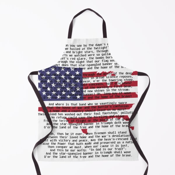 Item preview, Usa flag with Anthem designed and sold by TheContactor.