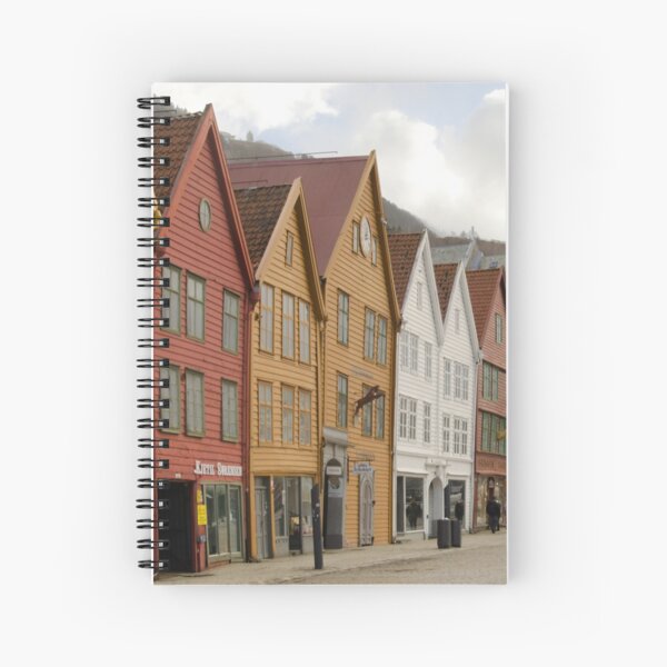 Bergen's Bryggen Spiral Notebook