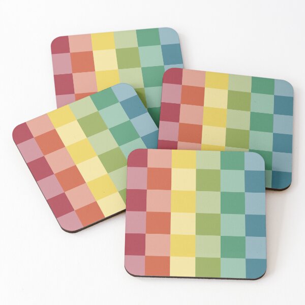 Item preview, Rainbow Checkers designed and sold by PeachPaisleyPro.