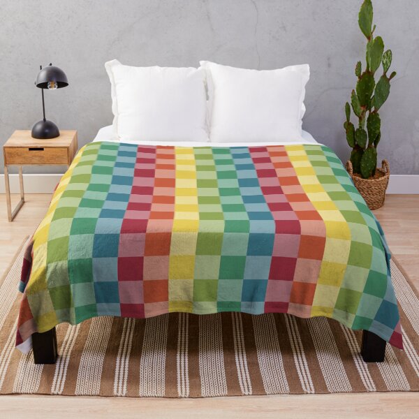 Item preview, Rainbow Checkers designed and sold by PeachPaisleyPro.