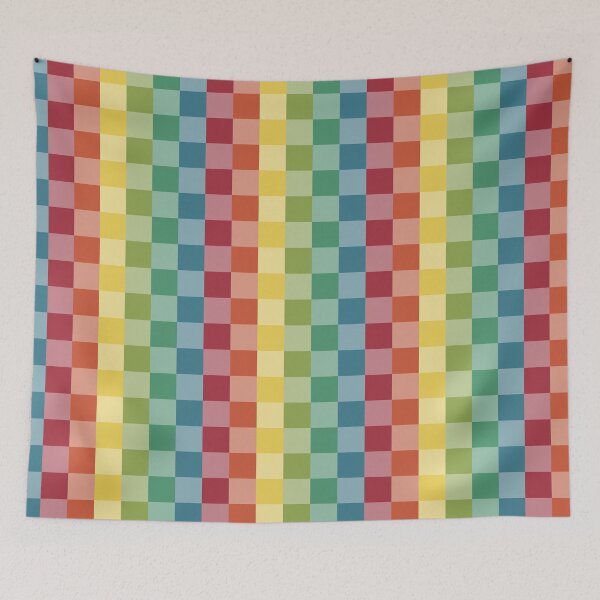 Item preview, Rainbow Checkers designed and sold by PeachPaisleyPro.