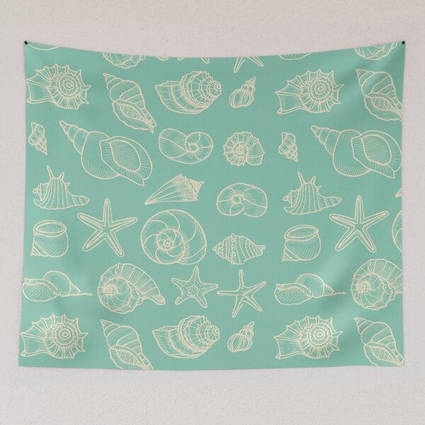 Item preview, ♡ seashell summer - blue ♡ designed and sold by tinkdesignsit.