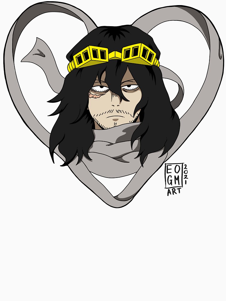 "Shota ‘Eraserhead’ Aizawa Heart Tattoo" Tshirt by EOGMART