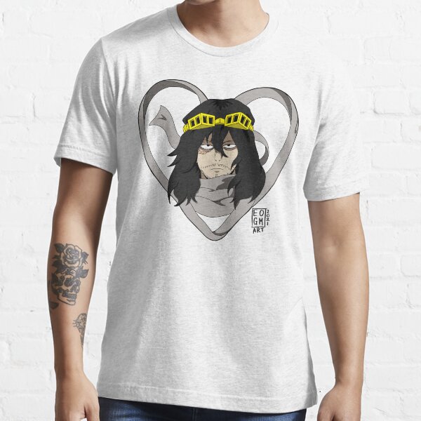 "Shota ‘Eraserhead’ Aizawa Heart Tattoo" Tshirt by EOGMART