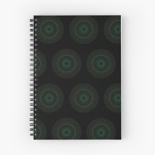 Item preview, Green Spirograph tessllation design designed and sold by Club30-80.