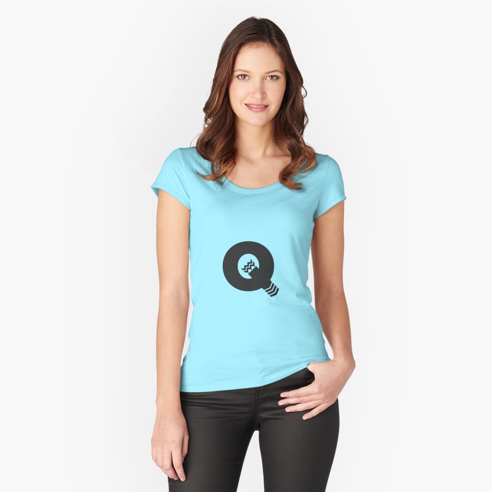Item preview, Fitted Scoop T-Shirt designed and sold by thunderquack.