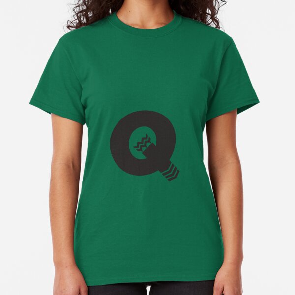 Q is for Quiver - Black Classic T-Shirt