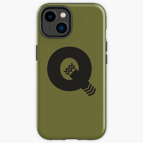 Q is for Quiver - Black iPhone Tough Case