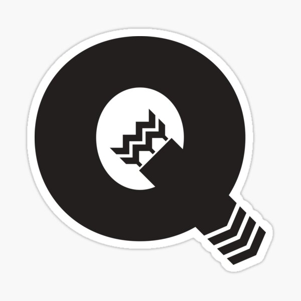 Q is for Quiver - Black Sticker