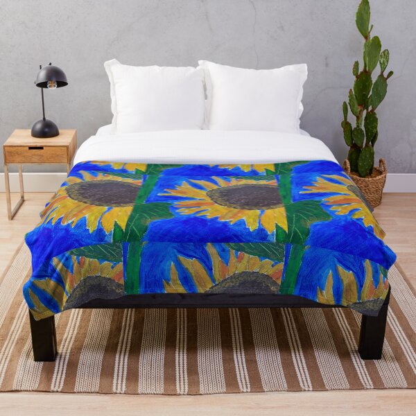 Artikelvorschau, Sonnenblumenblau entworfen und verkauft von Ruth Breen Artwork .