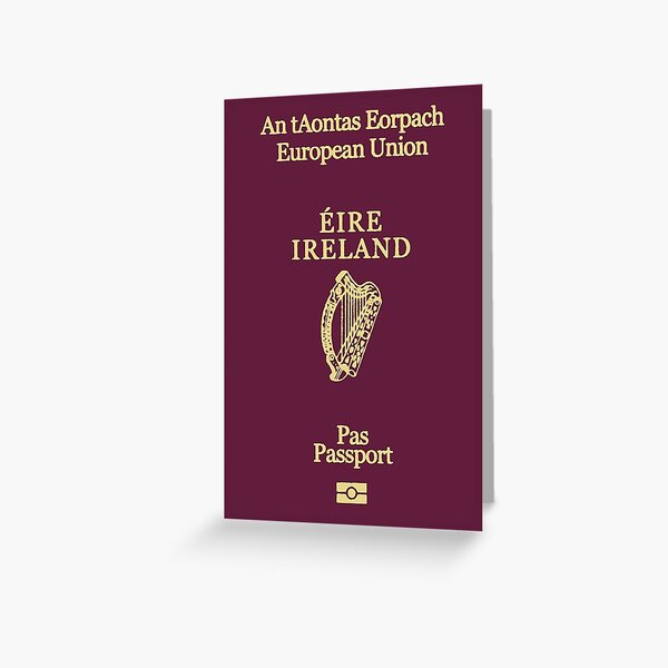Item preview, Irish Passport designed and sold by Jess Willow.