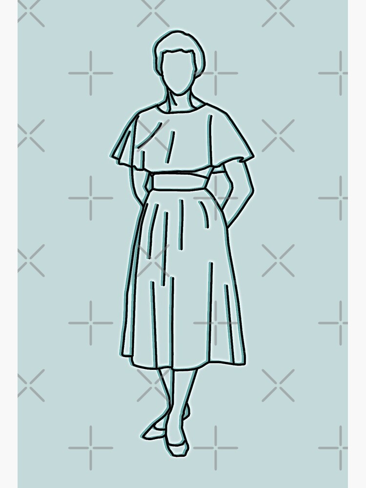 Sound of Music Maria Von Trapp Edelweiss Blue Dress" Art Board Print for  Sale by baranskini | Redbubble