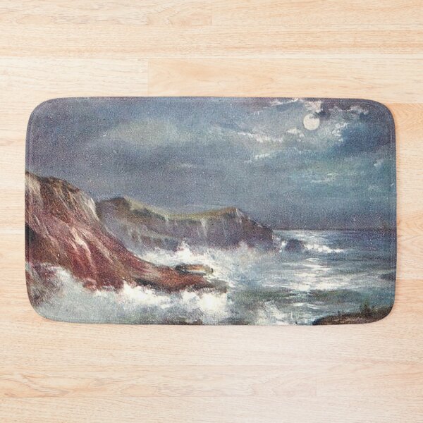 Item preview, Vintage Illustration of rough sea on the Berwickshire Coast designed and sold by yourscotland.