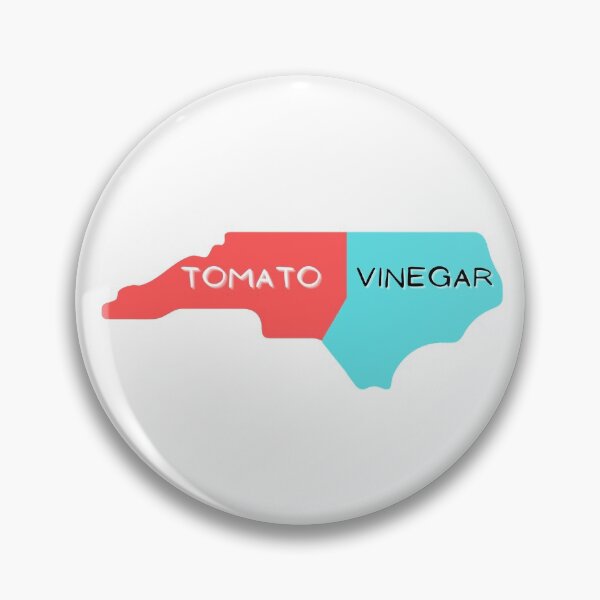 Item preview, North Carolina BBQ barbeque map designed and sold by TheWaterBirds.