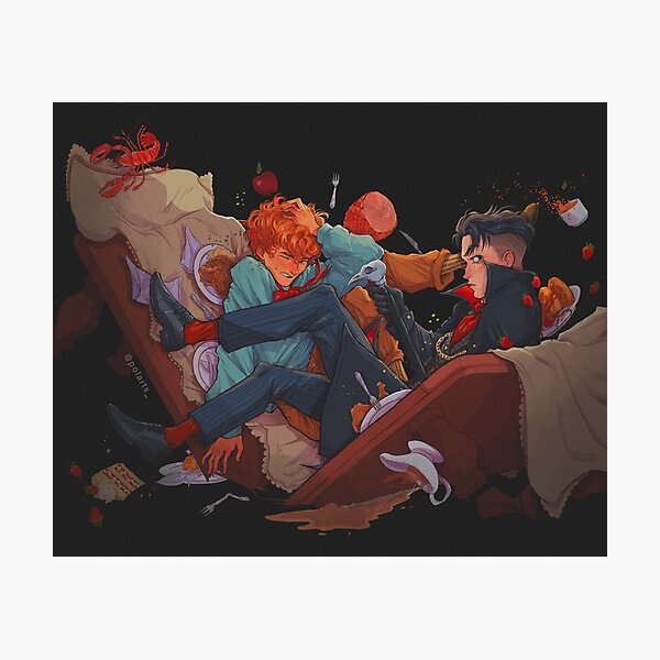 fancy dinner goes wrong Photographic Print