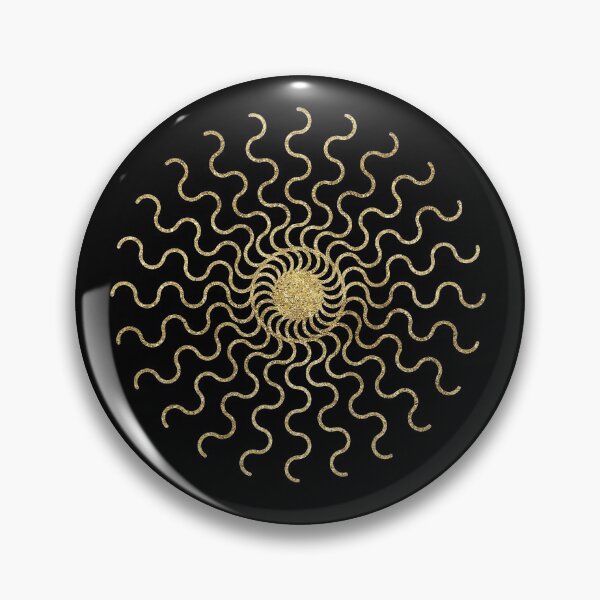 Item preview, Medusa of the Universe Gold Sun designed and sold by GoldenZodiac888.
