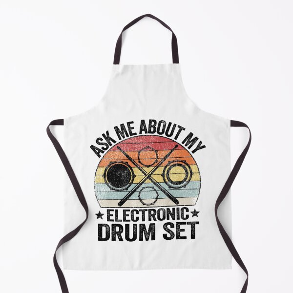 Item preview, Ask Me About My Electronic Drum Set E-Drums Gift Vintage designed and sold by Stronzi.