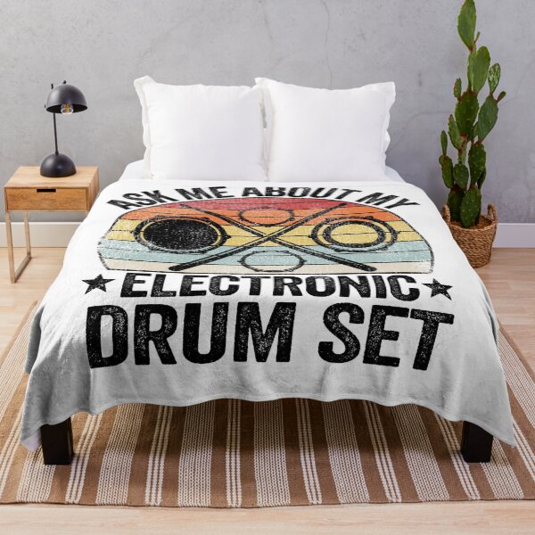 Item preview, Ask Me About My Electronic Drum Set E-Drums Gift Vintage designed and sold by Stronzi.