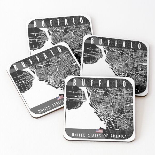 Item preview, BUFFALO MAP USA designed and sold by hatimelhag.