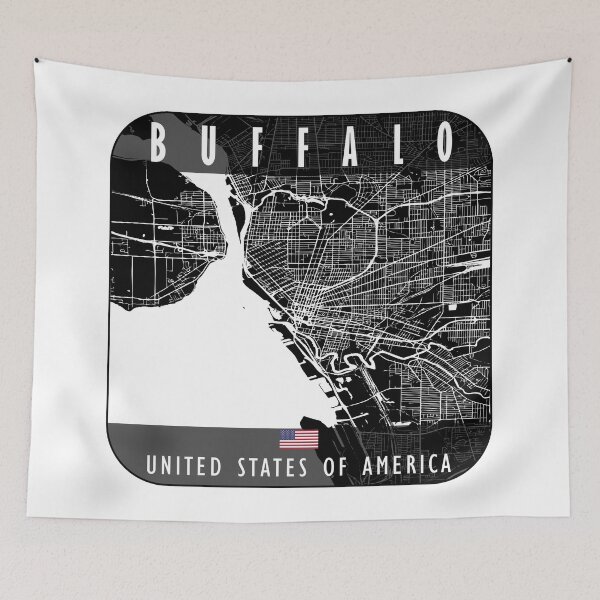 Item preview, BUFFALO MAP USA designed and sold by hatimelhag.