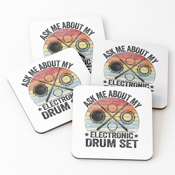 Item preview, Ask Me About My Electronic Drum Set E-Drums Gift Vintage designed and sold by Stronzi.
