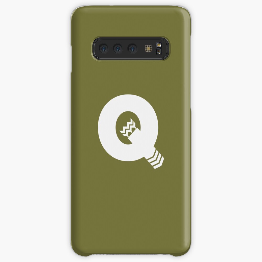 Q is for Quiver - White Case & Skin for Samsung Galaxy