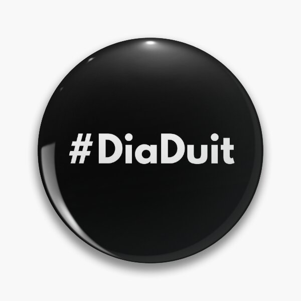 Item preview, Hashtag Dia Duit - Irish hello (no lenition variant) designed and sold by HashtagZone.