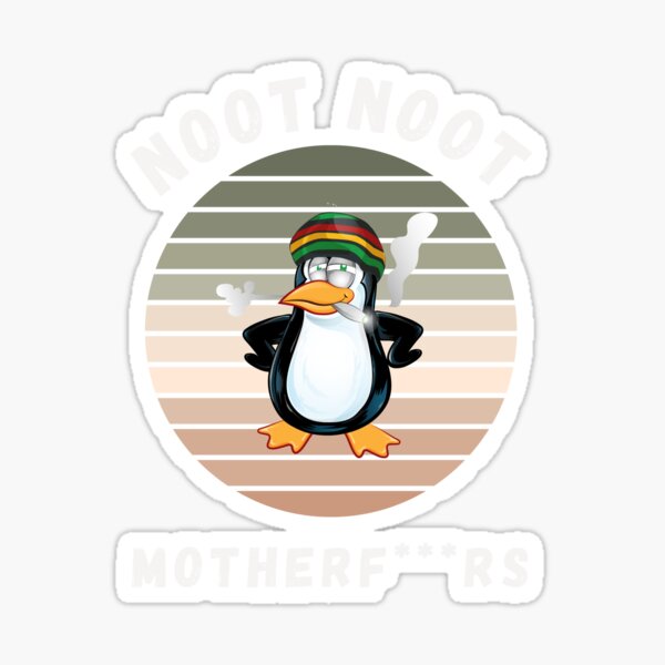 Vista previa del artículo con la obra «Noot Noot Pingu, Noot Meme Gift, Pingu Noot Noot Motherf», diseñado y vendido por Alan-NY.