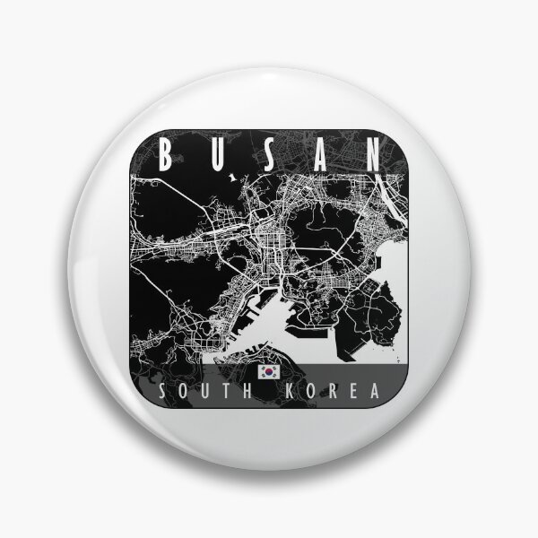 Item preview, BUSAN MAP SOUTH KOREA designed and sold by hatimelhag.