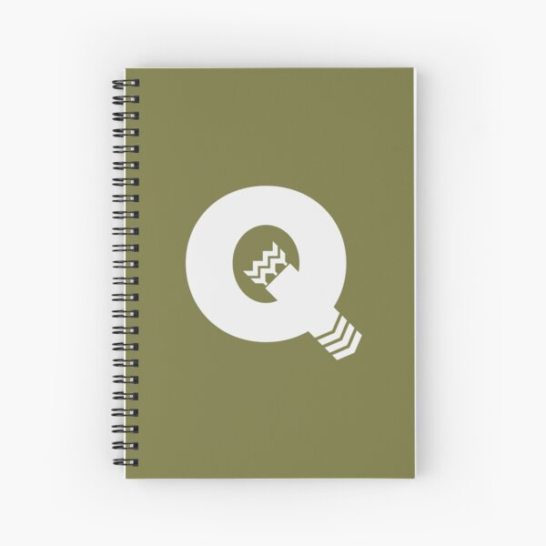 Q is for Quiver - White Spiral Notebook