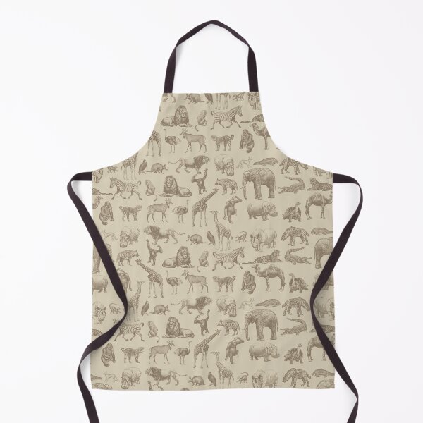 Item preview, African Animals Vintage Illustration Pattern II designed and sold by indigogreypayne.