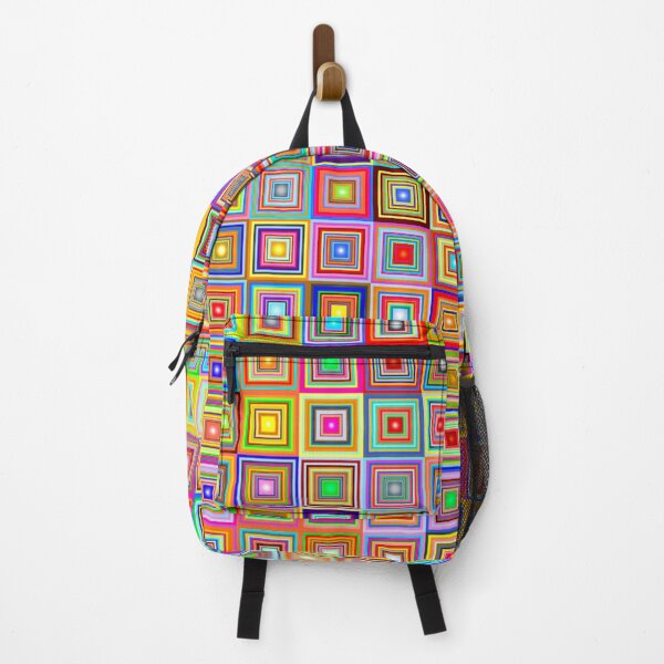 Item preview, Colorful Abstract Squares Pattern designed and sold by artistoutfitter.