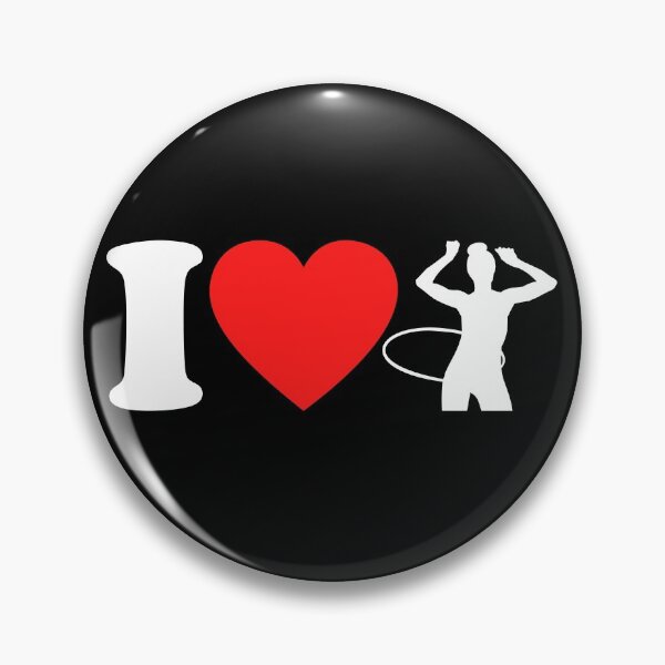 Item preview, I heart Hulahoop Sport Hooping Hulagirl Ladies designed and sold by DerNerd.