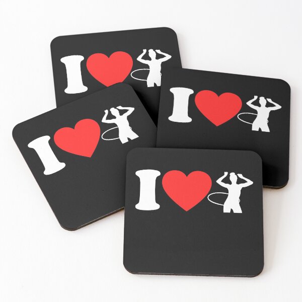 Item preview, I heart Hulahoop Sport Hooping Hulagirl Ladies designed and sold by DerNerd.