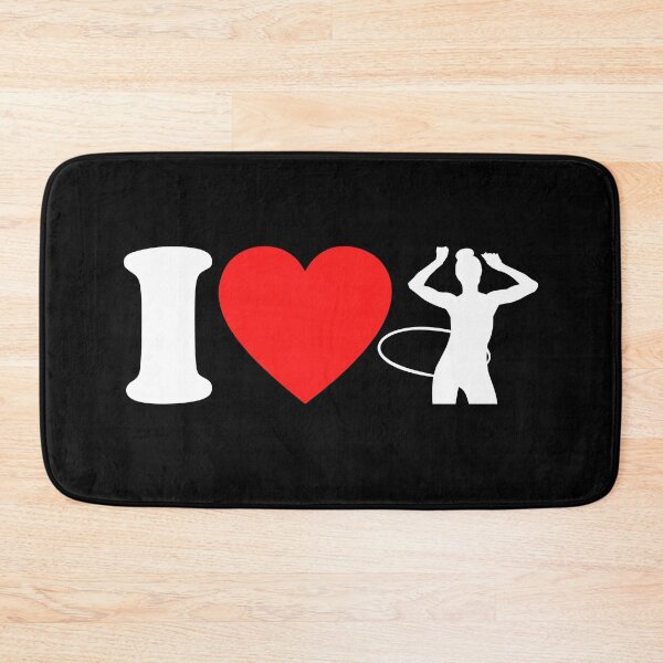Item preview, I heart Hulahoop Sport Hooping Hulagirl Ladies designed and sold by DerNerd.