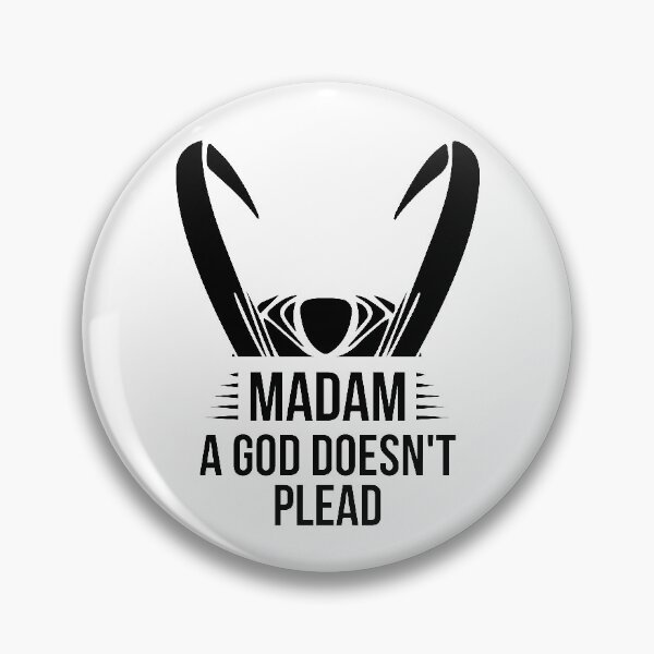 Item preview, Madam, a God Doesn't Plead (Black) designed and sold by FilipeFerreira.