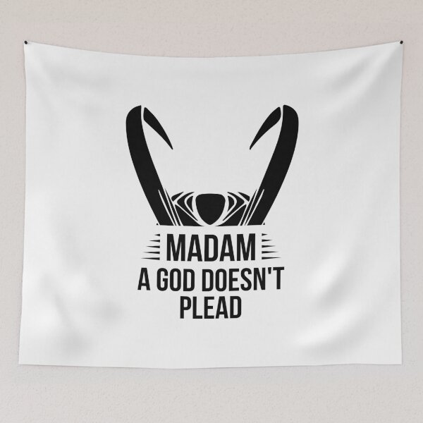 Item preview, Madam, a God Doesn't Plead (Black) designed and sold by FilipeFerreira.