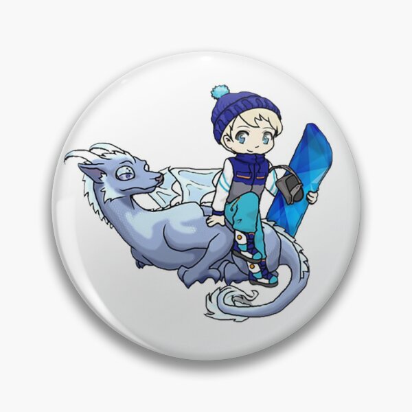 Artikelvorschau, Winterdrache Chibi entworfen und verkauft von baandjulia.