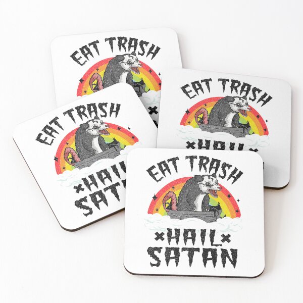 Item preview, Eat Trash Hail Satan Funny Death Metal designed and sold by Stronzi.