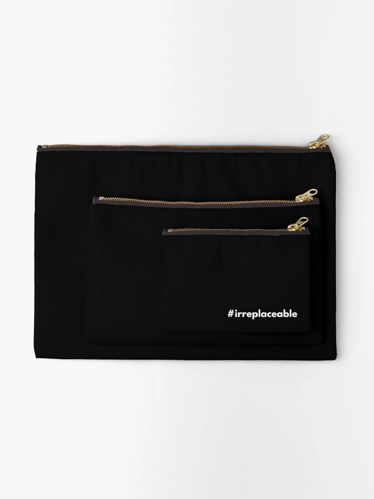 Thumbnail 2 of 4, Zipper Pouch, Hashtag irreplaceable designed and sold by HashtagZone.
