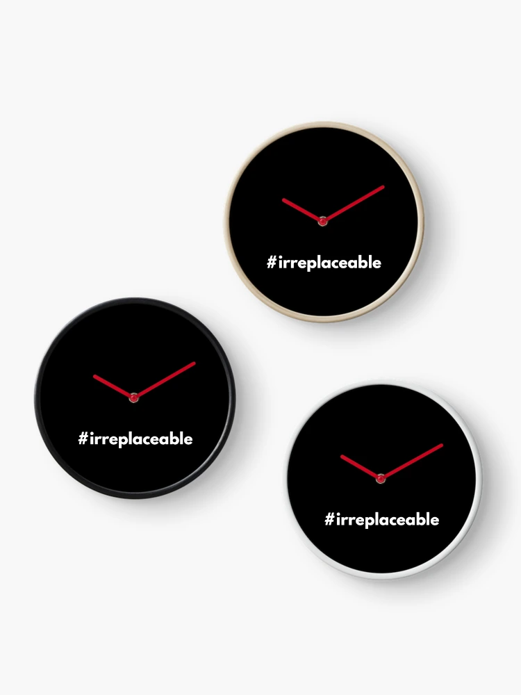 Thumbnail 3 of 4, Clock, Hashtag irreplaceable designed and sold by HashtagZone.