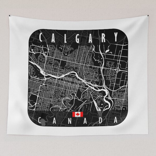 Artikelvorschau, CALGARY KARTE KANADA entworfen und verkauft von hatimelhag.