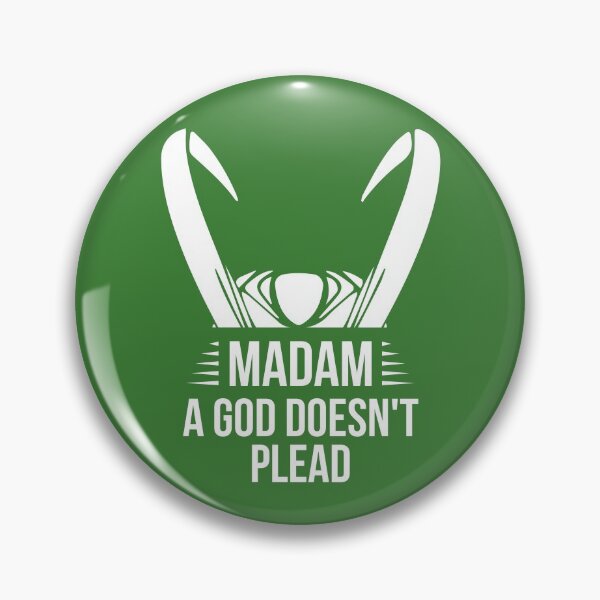 Item preview, Madam, a God Doesn't Plead (Green BG) designed and sold by FilipeFerreira.