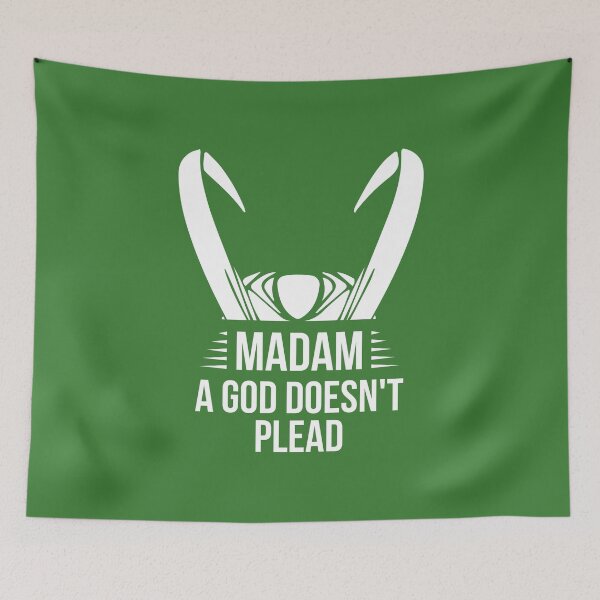 Item preview, Madam, a God Doesn't Plead (Green BG) designed and sold by FilipeFerreira.