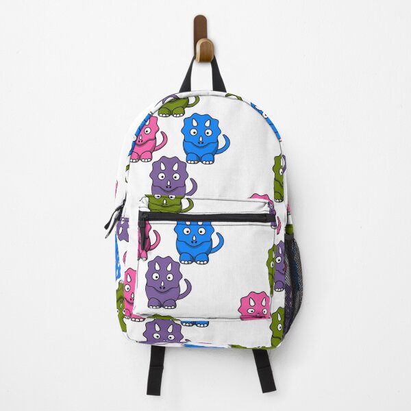 Item preview, colorful triceratops designed and sold by Broken Antler Designs .