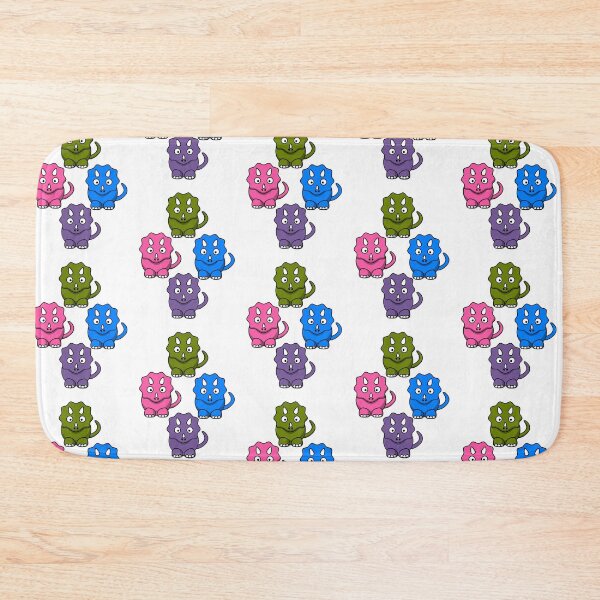 Item preview, colorful triceratops  designed and sold by Broken Antler Designs .