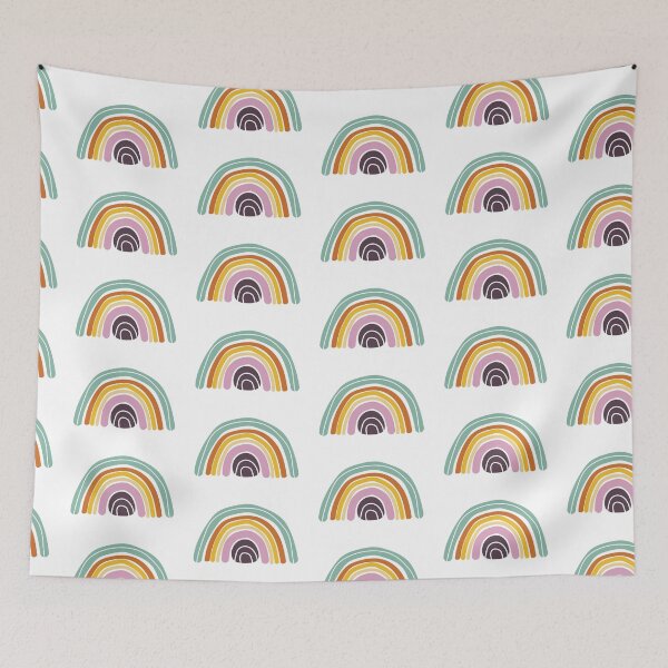 Item preview, Cute Boho Abstract Rainbow designed and sold by ReVibing.