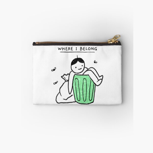 Item preview, Where I Belong Funny Trash Man designed and sold by LittleFlairTee.